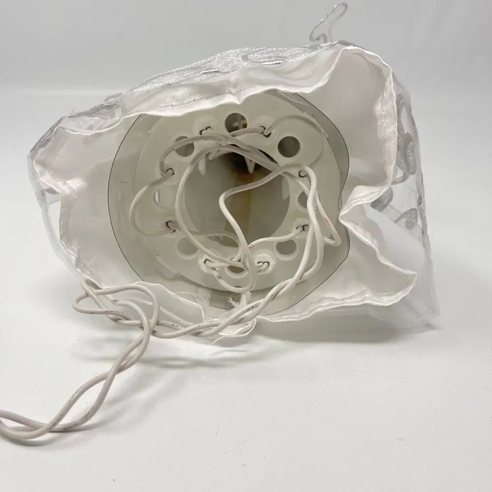 Ashland Christmas Lighted Corded Angel Tree Topper White Silver Decoration